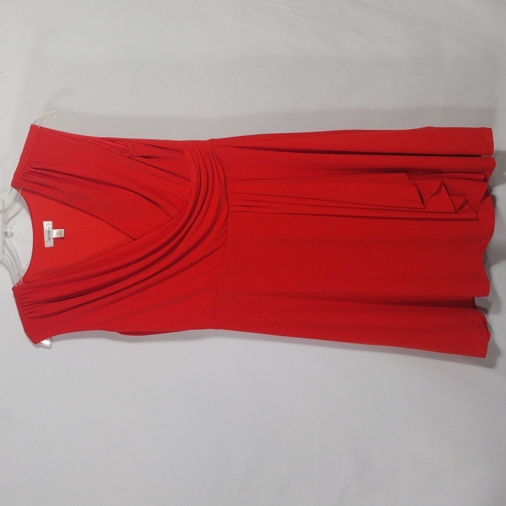 dressbarn Red Midi Dress